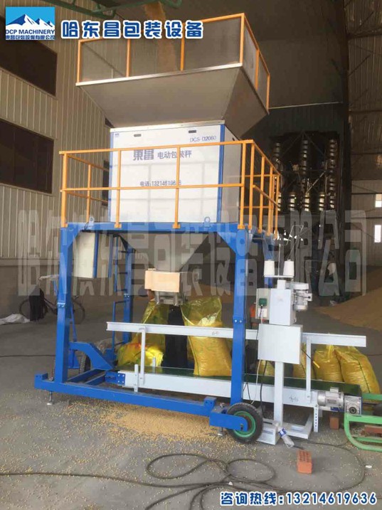 稻谷包裝秤，高粱定量包裝機(jī)，東昌流量秤